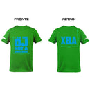 Global Net XELA T-SHIRT taglia L Girocollo con logo Dj Xela, Verde