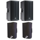 FBT X Lite 112A Coppia Diffusore Att. Pro12" 1500W+Bluetooth+XL-C12 Coppia Cover