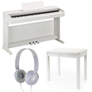 Yamaha YDP-105WH Arius Pianoforte Dig. 88T Pes.Bianco+B-1WH Panca+HPH-50WHCuffia