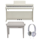 Yamaha YDP-166WB Arius Piano 88T Betulla Bianco +Proel PB90SSWWH+Yamaha HPH-50WH