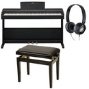 Yamaha YDP-105B Arius Pianoforte 88 T. Pesati + Proel PB90SBBBK + Yamaha HPH-50B