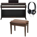 Yamaha YDP-165R Arius Pianoforte 88 T. Pesati + Proel PB90SBWBR + Yamaha HPH-50B