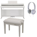 Yamaha YDP-165WH Arius Pianoforte 88 T. Pesati +Proel PB90SBWWH +Yamaha HPH-50WH