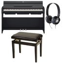 Yamaha YDP-S35B Arius Pianoforte 88 T. Pesati + Proel PB90SBBBK + Yamaha HPH-50B