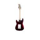Eko ST-100 3/4 CHROME RED Chitarra Elettrica 3/4 a 21T e 3 pickup single coil