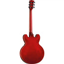 Eko FUSION CHERRY RED Chitarra semiacustica semi-hollow body a cassa stretta