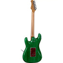 Eko ST 451 TRASPARENT GREEN Chitarra Elettrica Serie TRIBUTE 400 22T Verde