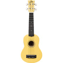 Eko Primo Ukulele Yellow Ukulele Soprano + accordatore corde ricambio e custodia