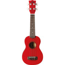 Eko Primo Ukulele Red Ukulele Soprano + accordatore corde di ricambio e custodia