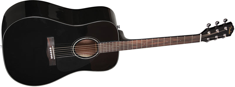 Fender CD-60 Dreadnought V3 DS Walnut Fingerboard Black Chitarra Acustica a 20T