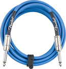 Fender Contour Instrument Cable Lake Placid Blue Jack 6.3 Mono Masc. Dritto 3mt.