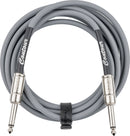 Fender Contour Instrument Cable Inca Silver Jack 6.3 Mono Maschio Dritto da 3mt.