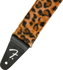 Fender Wild Animal Print Strap Leopard 2" Tracolla x chitarra in pelliccia sint.