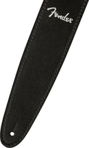 Fender Vegan Leather Strap Black 2.5" Microf. Tracolla x chitarra pelle vegana