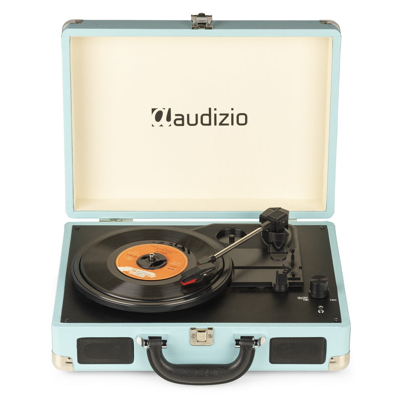 Audizio RP114BL (102.040) Giradischi valigetta altoparlanti 10W RMS e USB, Blue