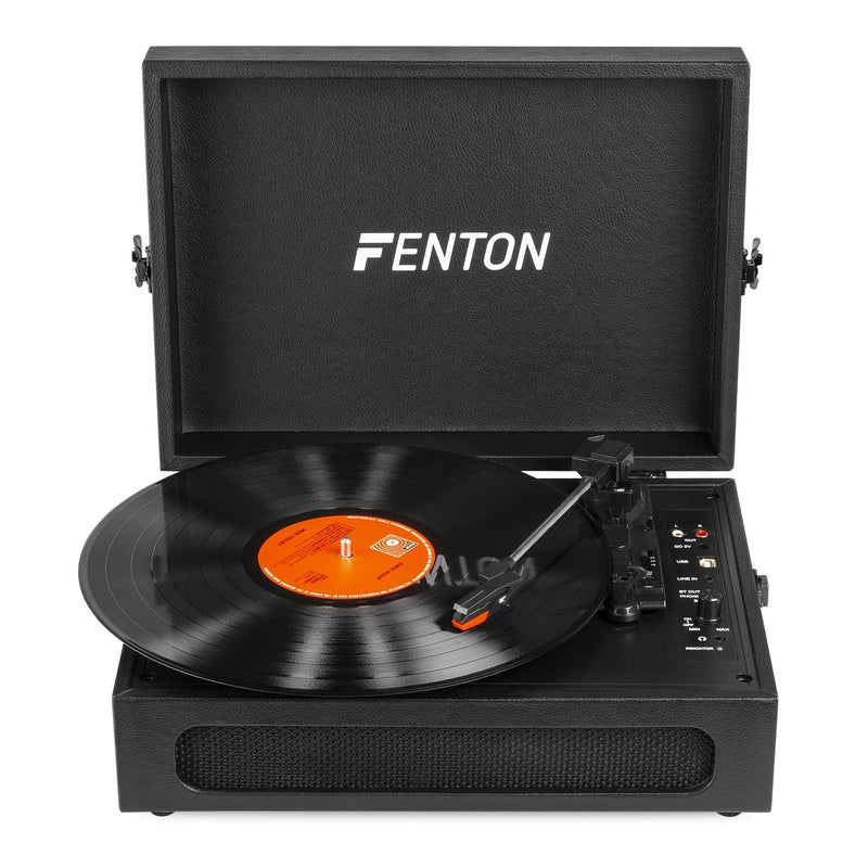 Fenton RP118B (102.050) Giradischi valigetta Altoparl. 10W RMS Bluetooth Nero