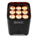 Beamz BBP59 Battery Uplight Par IP65 9Led 12W RGBWA-UV batteria telec. IR e DMX
