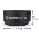 Isoacoustics ISO-PUCK 76 Kit 2 unità isolatori da 76x37mm cad. x monitor audio