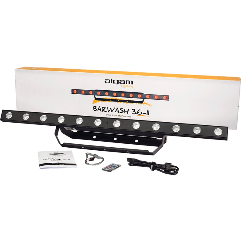 Algam Lighting BARWASH-36 II 12LED RGB 3W pilotabili singol. o 3 gruppi di 4 LED