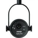 Shure MV7+ Microfono Dinamico Cardioide Pro uscite USB-C e XLR x studio/mobilità