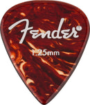 Fender Aero Acrylic Picks 1.25mm 6 Plettri tartarugati in termoplastica acrilica