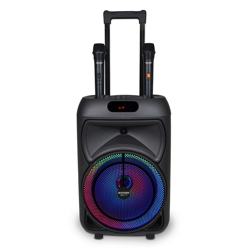 Bontempi 49 1090 Tech Trolley a Batteria Cassa Attiva con 2 Mic palmare wireless