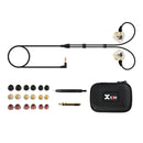Xvive T9 IN-EAR Auricolare cablato Pro x cantanti senza microfono, Trasparente - GlobalNet Shop