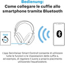 Sennheiser Momentum 5 Denim Cuffia Pro Hi-Res Bluetooth + microfono, Blue