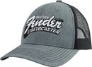 Fender Stratocaster Guitar Hat Heather Gray Cappello con logo Fender sul fronte - GlobalNet Shop