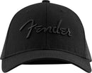 Fender Snap Back Pick Holder Hat Black Cappello logo Fender visiera portaplettri