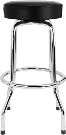 Fender Spaghetti Logo Pick Pouch Barstool Black/Chrome 30" Sgabello chitarrista