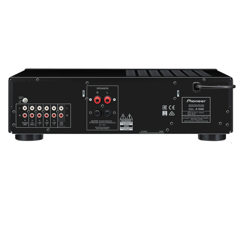 Pioneer A-10AE-B Amplificatore integrato 2x50w, Direct Energy, Phono MM, Nero