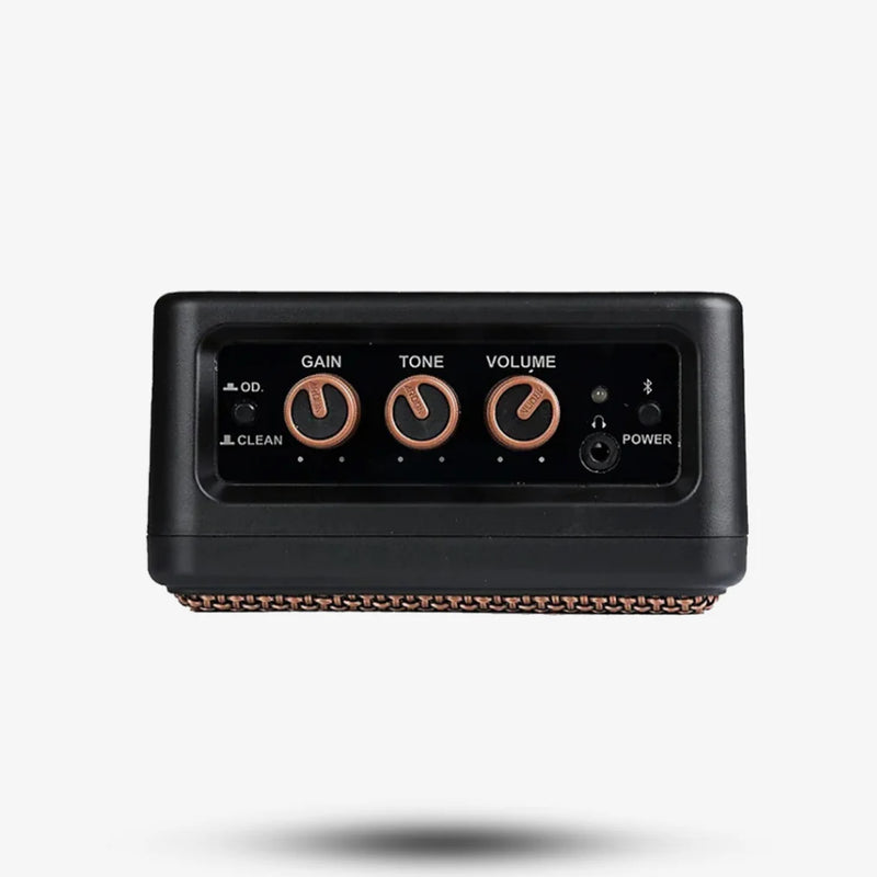 Aroma AG-04 BLACK Mini Amp. ricaricabile x chitarre elettriche da 5w + Bluetooth