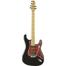 Eko AIRE LITE BLACK Chitarra Elettrica serie ELEMENTS 24T 3 pickup H-S-S, Black