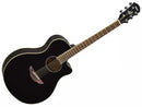 Yamaha APX600 BL Chitarra Acustica Elettrificata CutAway, Black, Nera