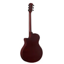 Yamaha APX600M SMB SMOKY BLACK Chitarra Acustica Elettrificata CutAway Matte