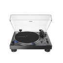 Audio-Technica AT-LP140XP-BK Giradischi Pro a trazione diretta per Dj, Nero