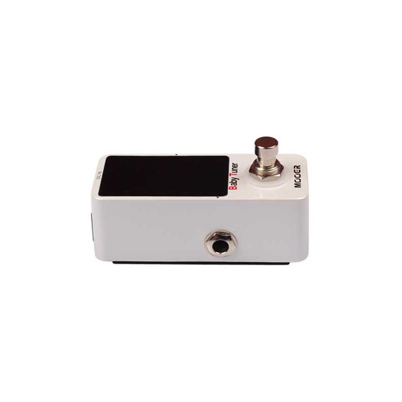 Mooer BABY TUNER WHITE Micropedale accordatore x strumenti elettrici elettroac.
