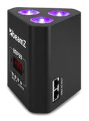 Beamz BBP93 Uplight Par 3x10W Led RGBW 4in1 da 10w con batteria con DMX e IRC