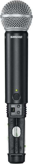 Shure BLX2-SM58-M17 Radio Microfono Palmare Pro Wireless Freq. 662-686 MHz