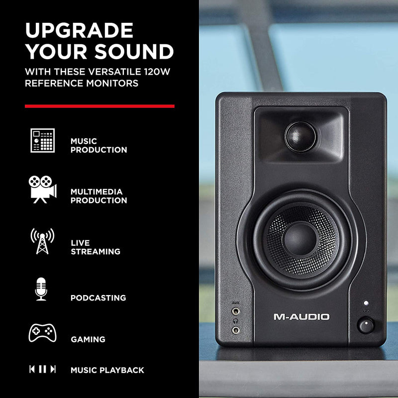 M-Audio BX3 PAIR Monitor professionali audio da Studio da 3.5" 120W