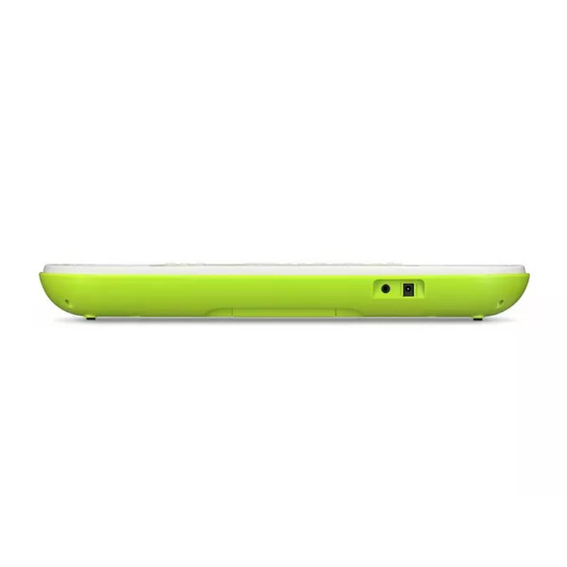Casio SA-50 Mini Tastiera polifonica a 32 tasti, Bianco fondo in Verde Lime