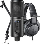 Audio-Technica CREATOR PACK Kit Pro per Podcasting, Streaming, Recoder, Gaming