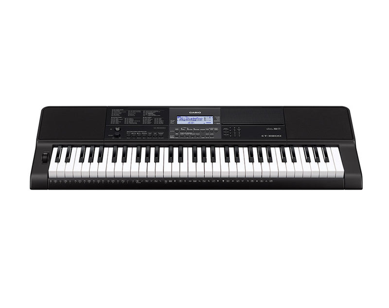 Casio CT-X800 Tastiera Digitale dinamica a 61 Tasti USB-MIDI, Nero