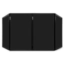 Vonyx DB2 Foldable Dj Screen Pannello Schermo x illuminazione banco Dj, Nero