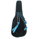 Dam DBE12 Borsa x chitarra elettrica robusta e con imbottitura da 12 mm, Nero