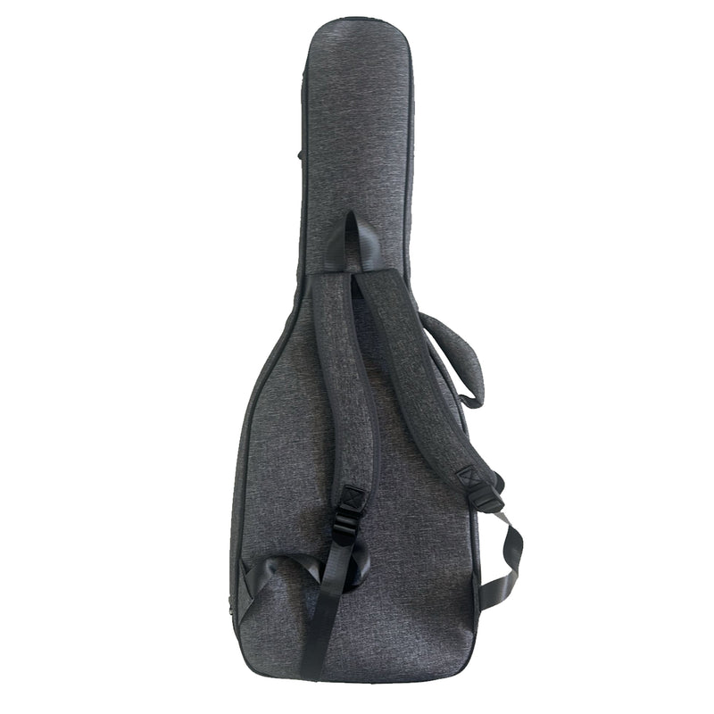 Dam DBE20 Borsa rifinita x chitarra elettrica imbottitura 20mm tessuto grigio