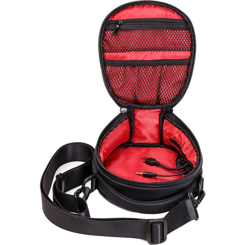 Walkasse DJBAG-HP Borsa custodia e trasporto x cuffie DJ più diffuse, Nero