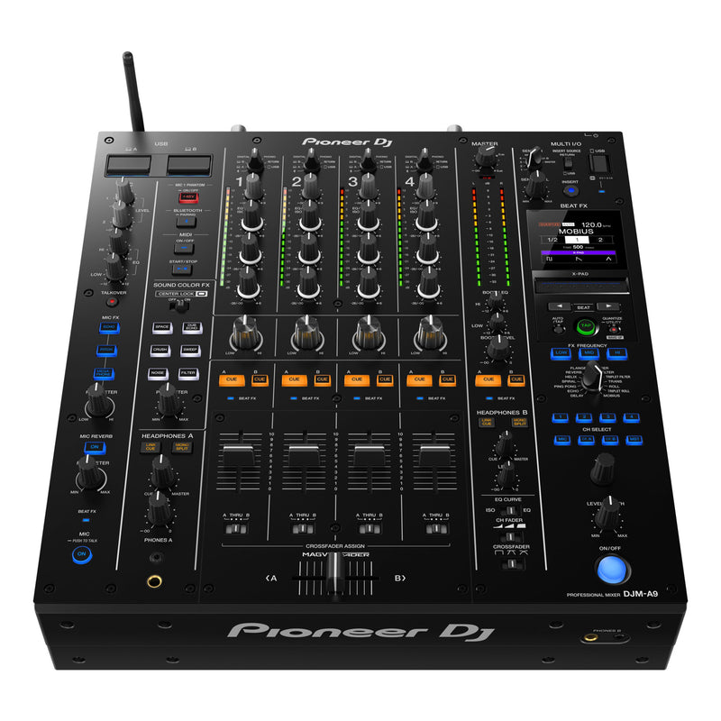 Pioneer Dj DJM-A9 Mixer Dj Professionale 4 Canali Bluetooth/MD doppie porte USB