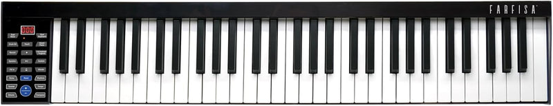 Farfisa FK 610 Tastiera Portatile 61 Touch Sensitive modalità Dual keyboard Nero
